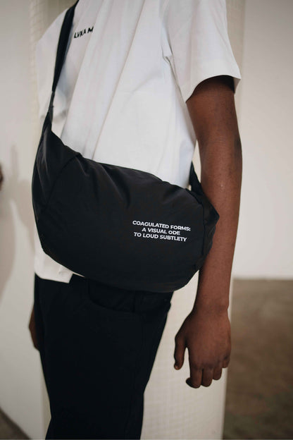 ISA MINI PUFFER BAG, BLACK